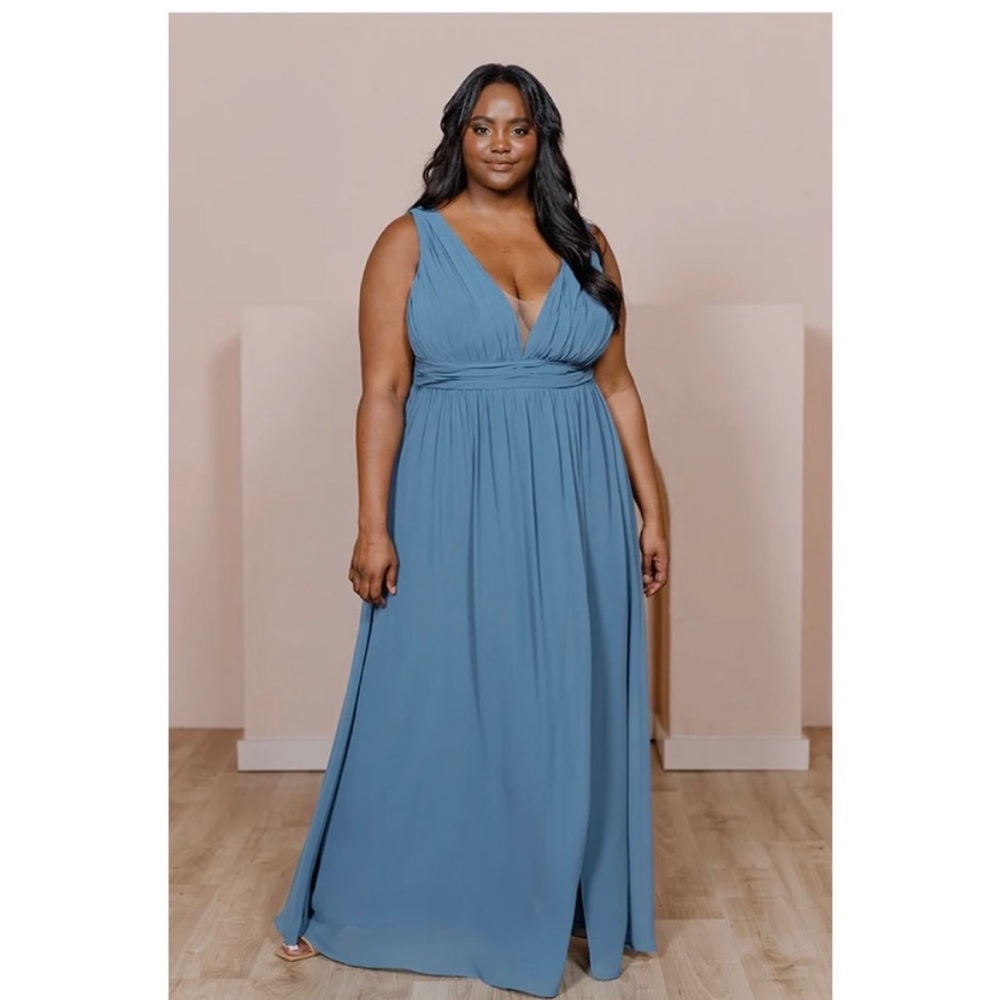 COPY - Dusty Blue Revelry Dress